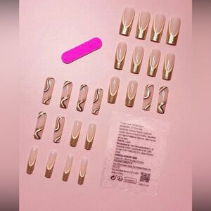 Square Shaped Press-On Nails